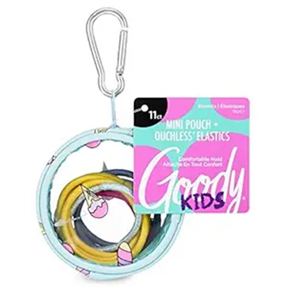 Best Travel Hair Ties and Clips That Won't Snag Strands 11 goody kids ouchless minipouch