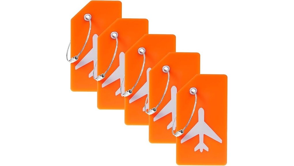 Luggage Tags That Don't Fall Off 2 gostwo 5 pack luggage tags