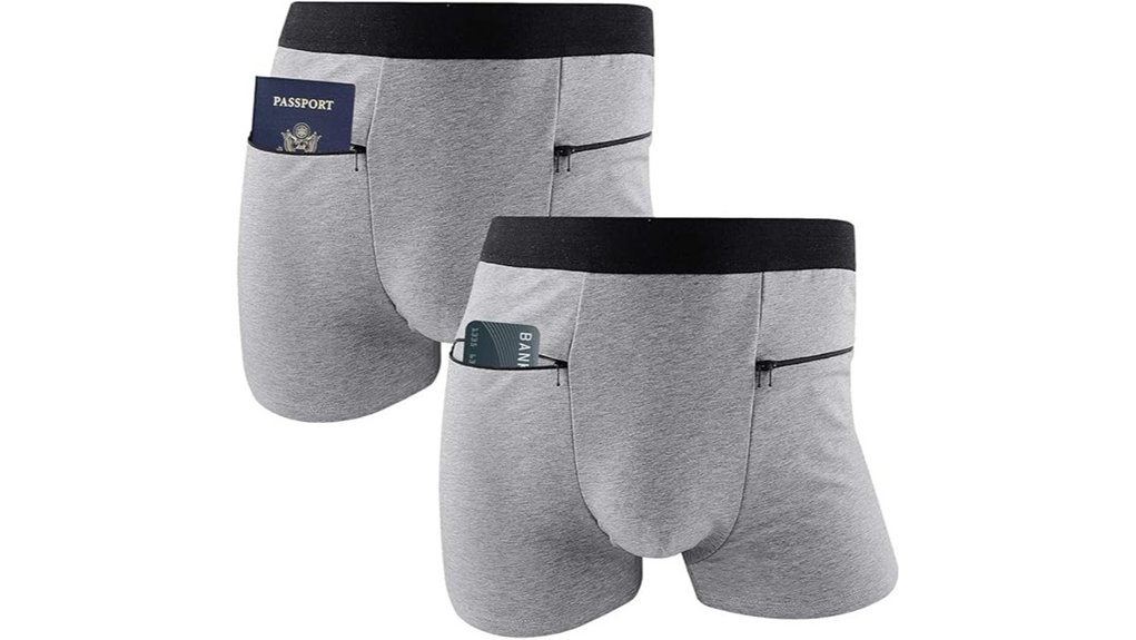 Top Hidden Pocket Waistbands That Stay Invisible 15 gray boxers hidden pocket