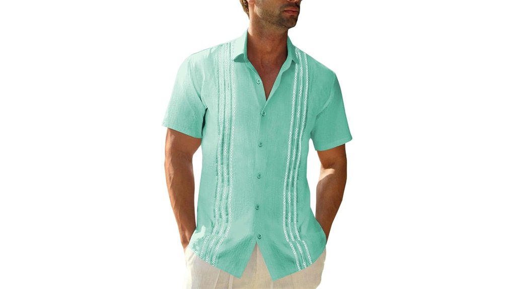 Linen Clothing for Hot Climates That Keeps You Cool 12 grmnsg linen guayabera short sleeve