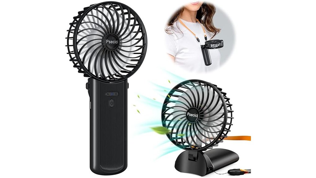 Best Portable Fans for Travel: Neck vs Handheld 12 handheld mini fan lanyard