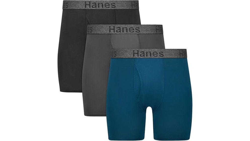 Top Quick-Dry Underwear Brands For Everyday Comfort 11 hanes 3 pack boxer briefs