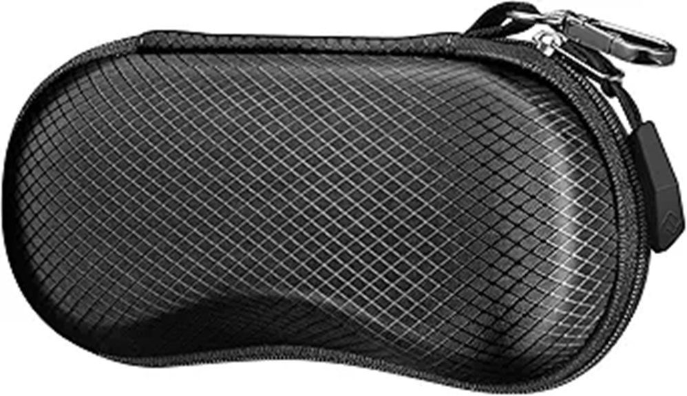 Best Travel Sunglasses Cases: Hard vs Soft Showdown 3 hard eva sunglasses carabiner