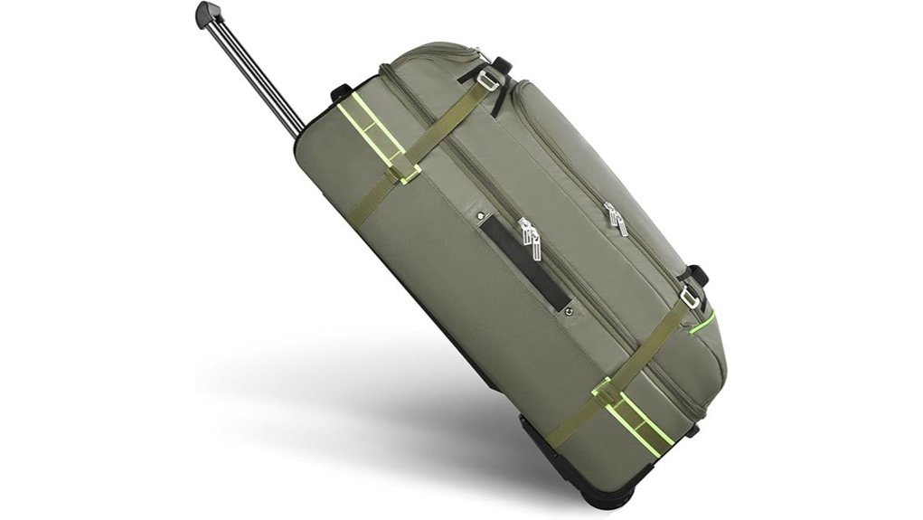 Rolling Luggage For Cobblestone Streets That Roll Smoothly 8 heavy duty 100l foldable duffle