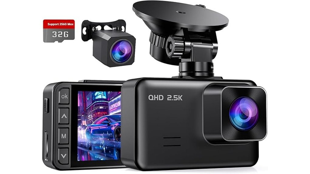 7 Best Dash Cam (Road Trips) 6 high definition dual dash cam