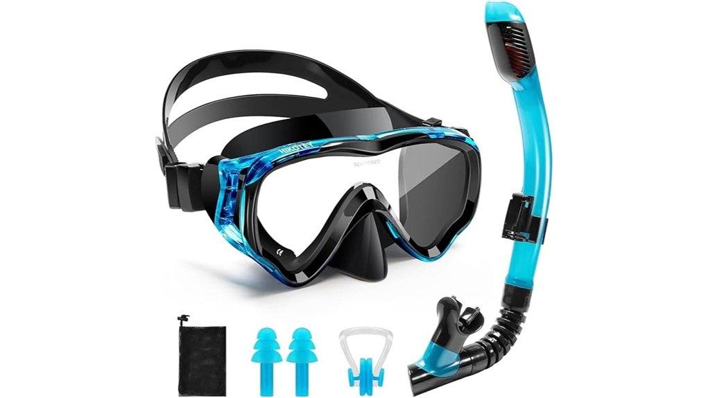 Best Snorkel Masks for Beginners Who Care About Fit 11 hikotey snorkeling set all ages