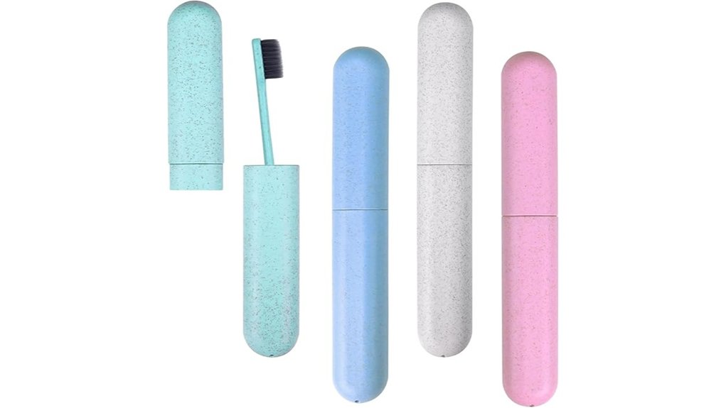 hooqict four pack toothbrush case