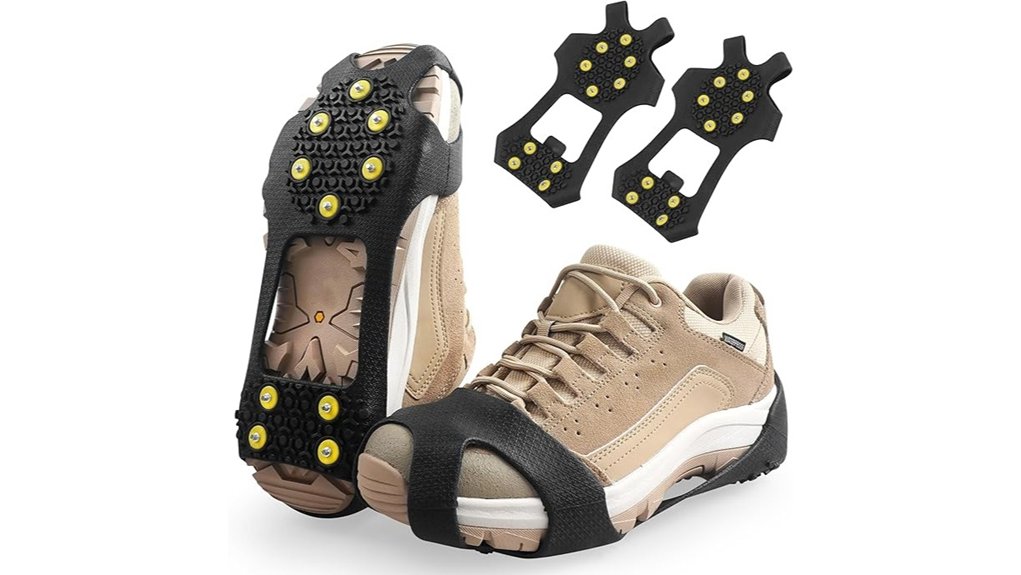 ice cleats and crampons