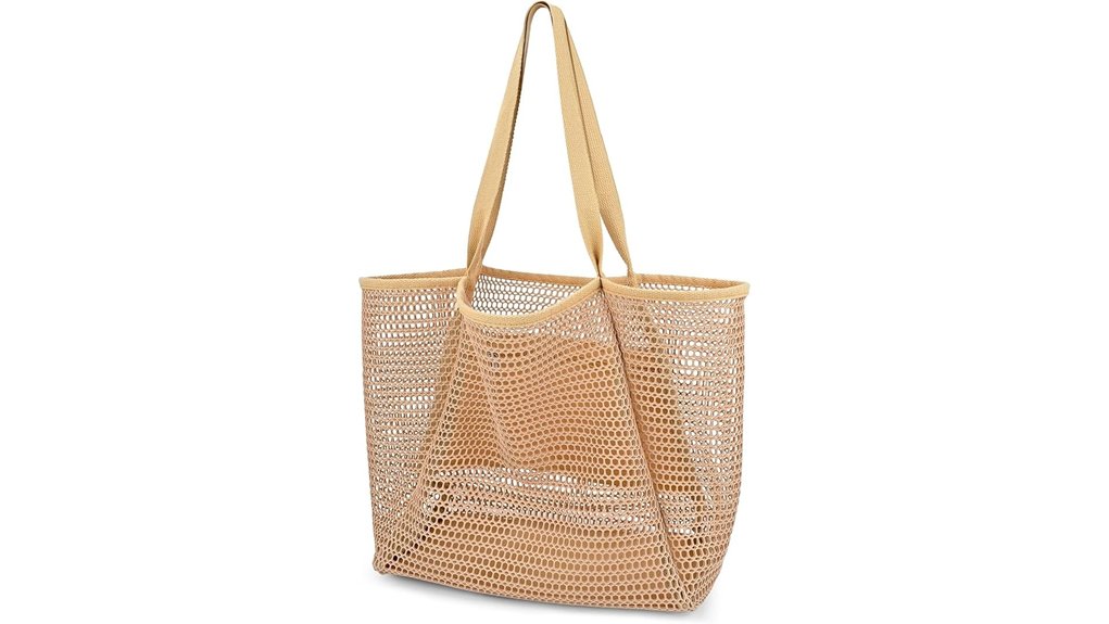 Best Packable Beach Bags That Fold Flat 2 iioscre mesh beach tote