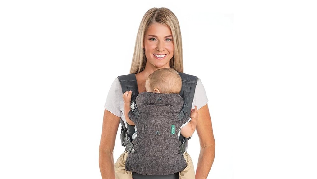 Best Baby Carriers for Travel 1 infantino flip 4 in 1 gray