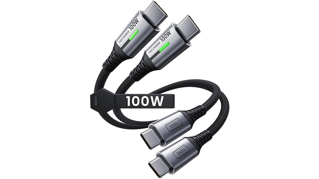 iniu 100w usb c 1ft 2pack