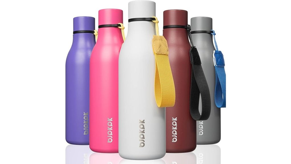 Reusable Water Bottles: Insulated or Lightweight for Travelers 10 insulated 18oz stainless bottle