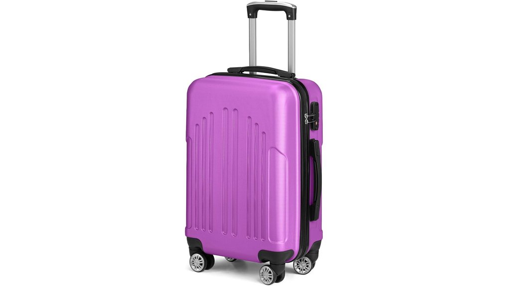 Carry-On Suitcases: Budget vs Premium Picks 14 karl home purple carry on