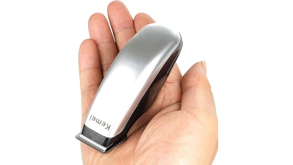 kemei cordless mini trimmer