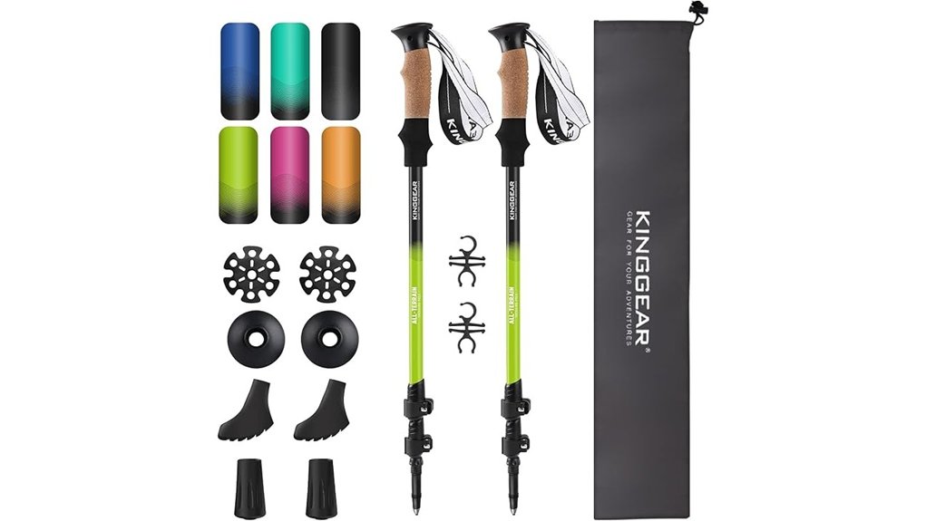 kinggear tp1 aluminum poles