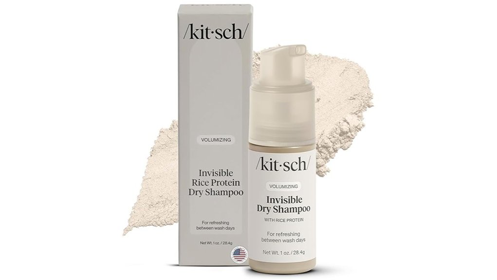 Best Dry Shampoo for Travel: Extending Hair Wash Days 3 kitsch rice protein dryshampoo