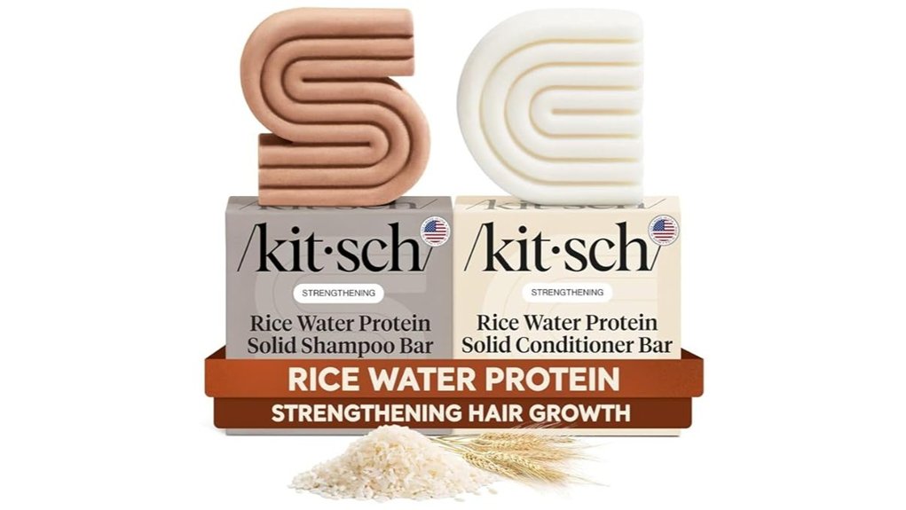 Best Solid Toiletry Bars (Shampoo, Conditioner, Soap) 8 kitsch rice water protein