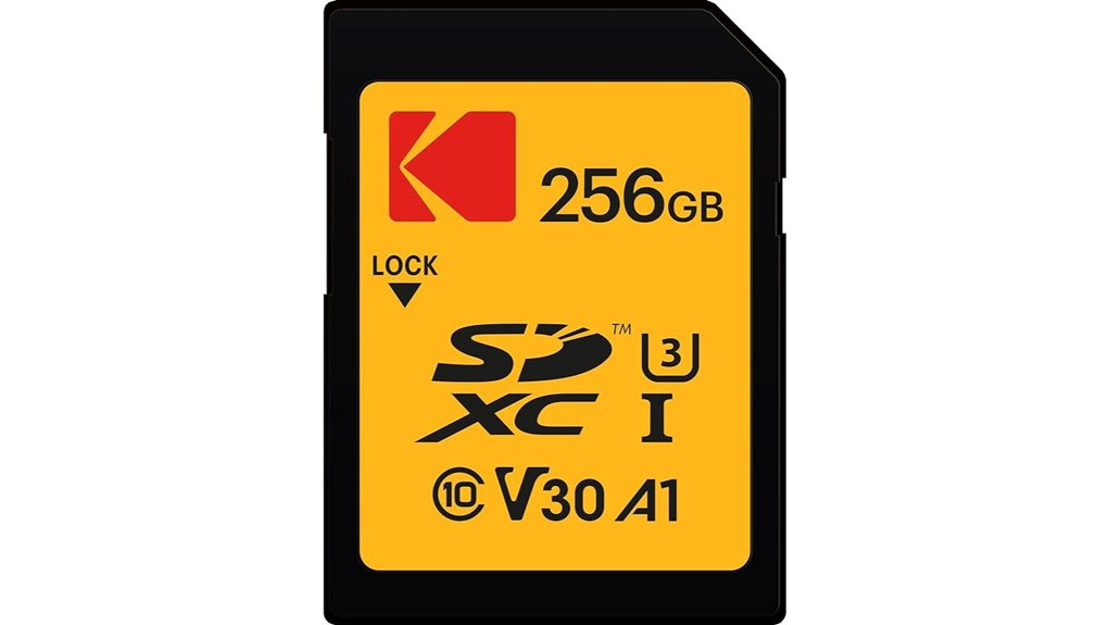 kodak 256gb sdxc uhs i v30