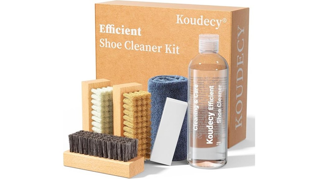 Best Shoe Cleaning Kits for Long Trips 10 koudecy sneaker cleaning kit