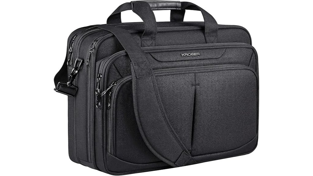 Messenger Bags for Business Travel That Pros Trust 12 kroser 17 3 inch laptop bag