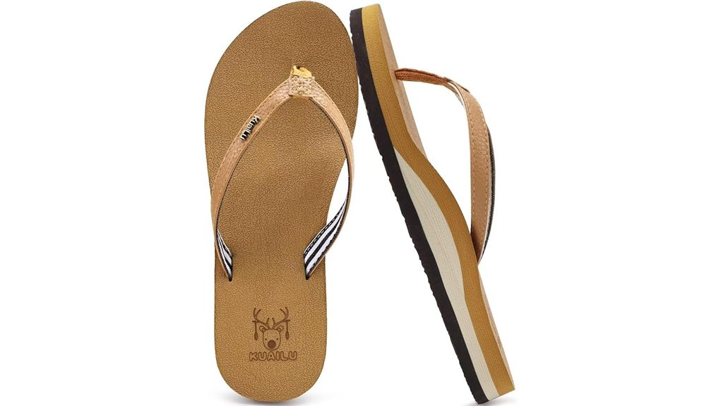 Best Sandals for Walking (Not Just the Beach) 2 kuailu women s arch support flip flops