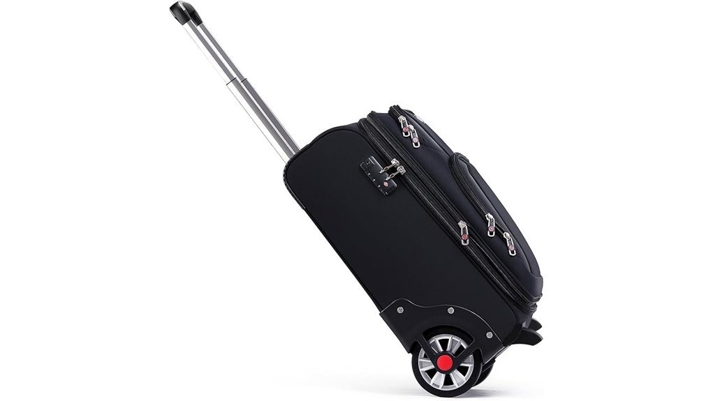 Rolling Luggage For Cobblestone Streets That Roll Smoothly 2 laduga softside expandable 21 inch