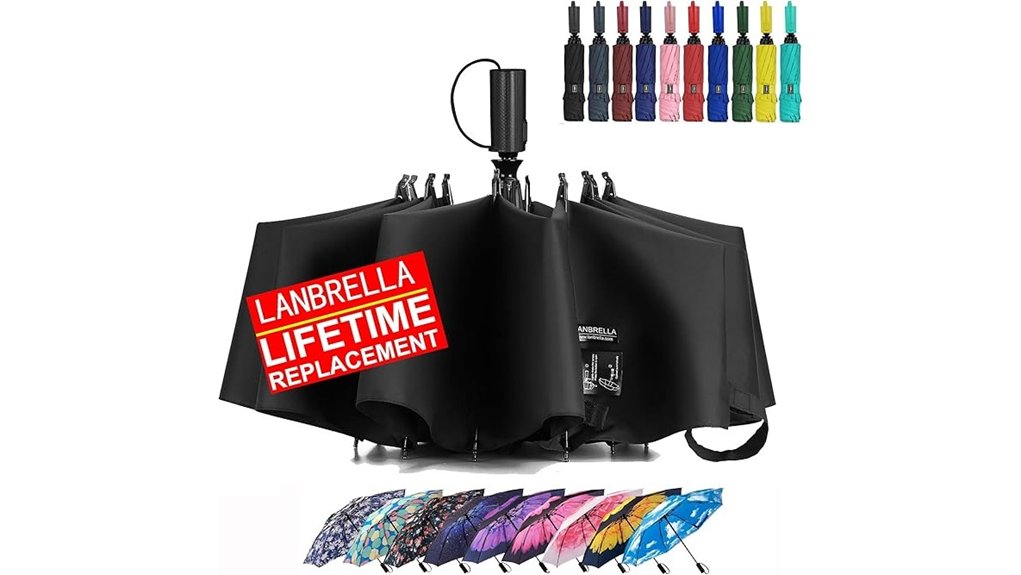 Best Compact Umbrellas for City Rain 11 lanbrella compact reverse umbrella