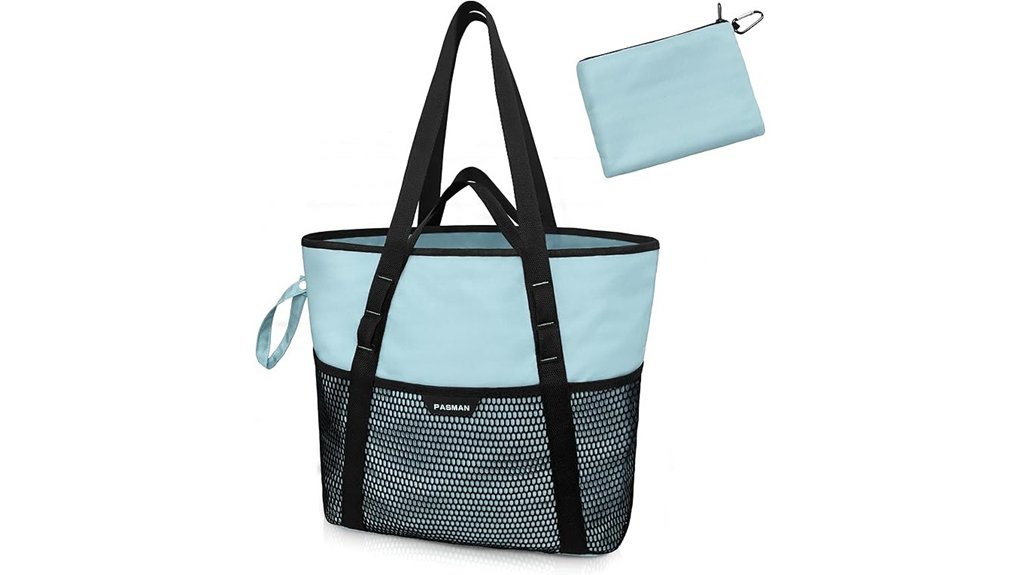 Best Packable Beach Bags That Fold Flat 8 large sandproof beach tote