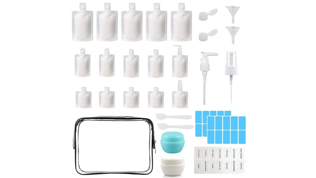 leak proof travel toiletry pouches