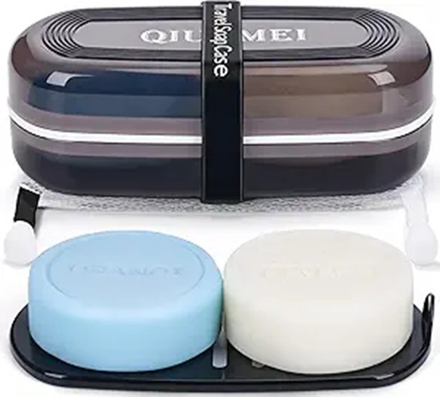 Best Solid Toiletry Containers (Soap, Shampoo Bars, Conditioner Bars) That Keep Your Bathroom Fresh 10 leakproof shampoo bar lid