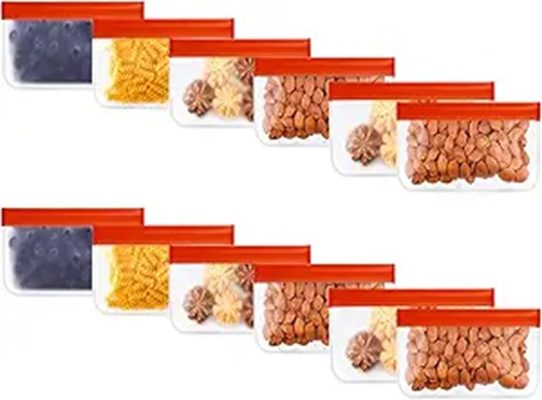 leakproof silicone freezer pouches