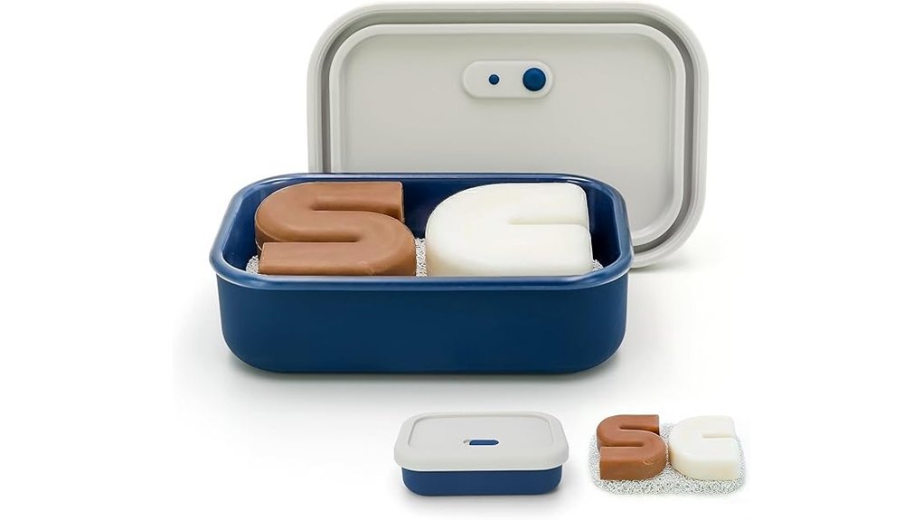 leakproof silicone soap dish