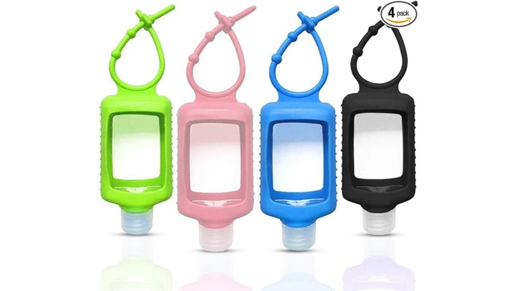 Best Refillable Hand Sanitizer Bottles Clip-On Styles 1 leakproof travel bottle pack