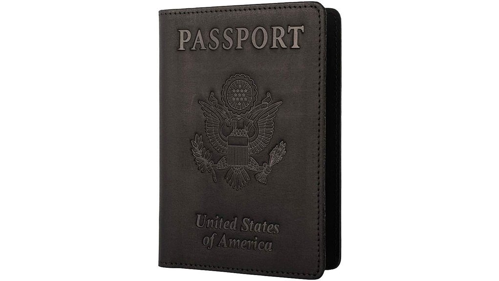 Passport Holders: Leather, Fabric, and RFID Options 4 leather rfid passport wallet