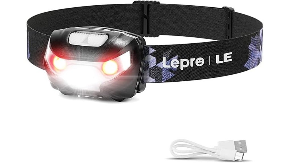Lightweight Headlamps for Sunrise and Sunset Hikes 2 lepro rechargeable led headlamp