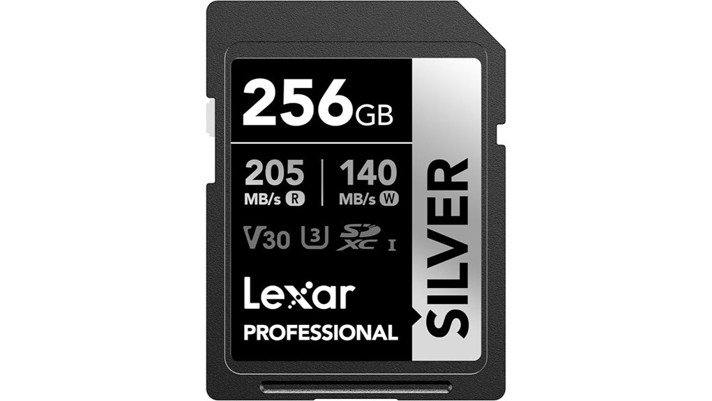 lexar 256gb professional sd