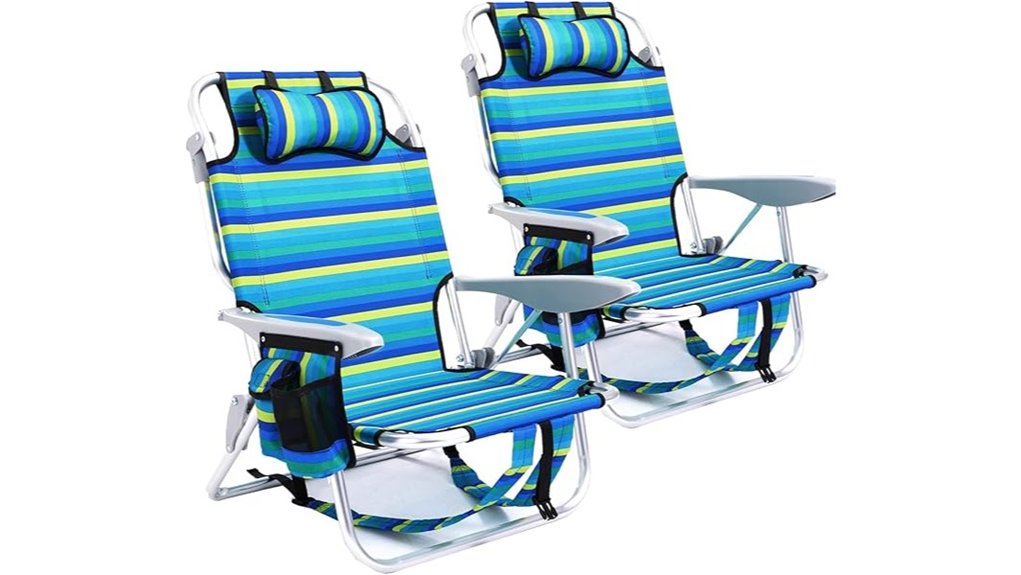 Lightweight & Portable Beach Chairs for Ultimate Sand Comfort 1 lightweight 2 pack beach chairs