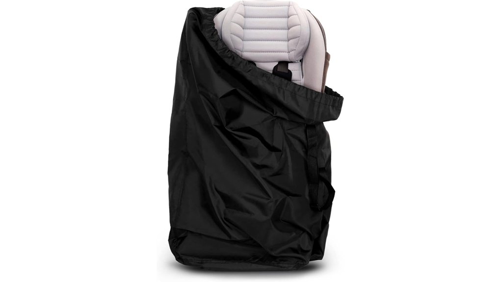 lihao black waterproof stroller bag