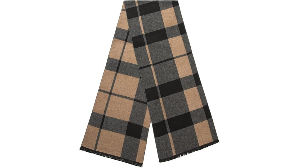 lindoro merino tartan scarf