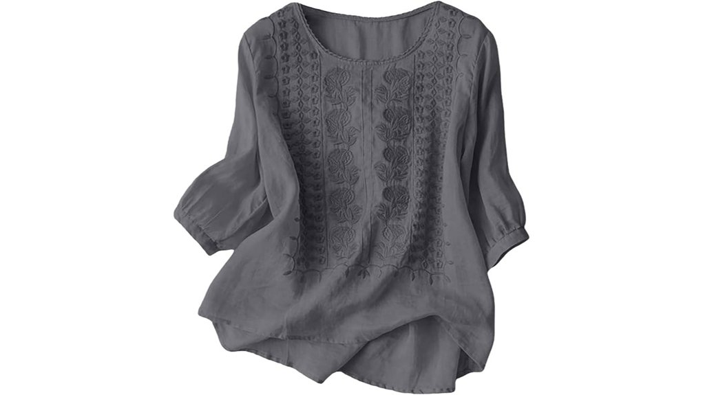 Linen Clothing for Hot Climates That Keeps You Cool 8 linen boho embroidered tops