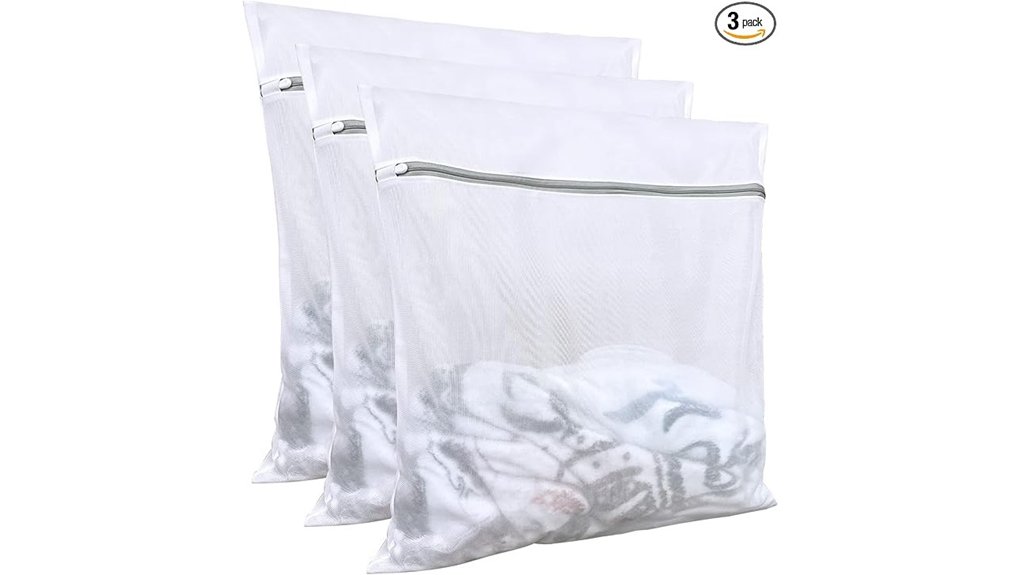 Mesh vs Waterproof Laundry Bags 3 lingerie bags 3 pack 24x24