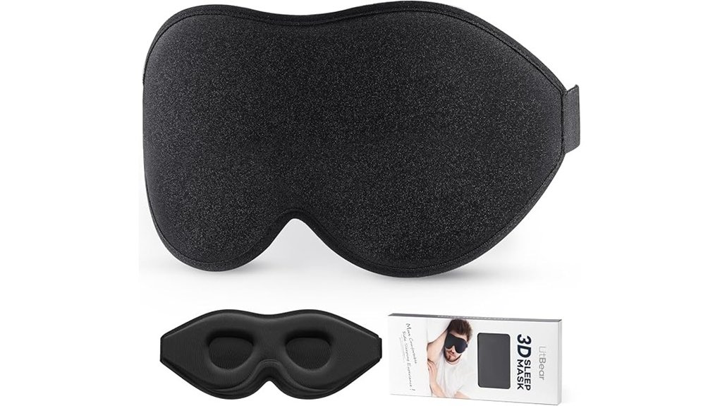 The Best Eye Masks for Sleeping on Planes 3 litbear 3d contoured eyemask