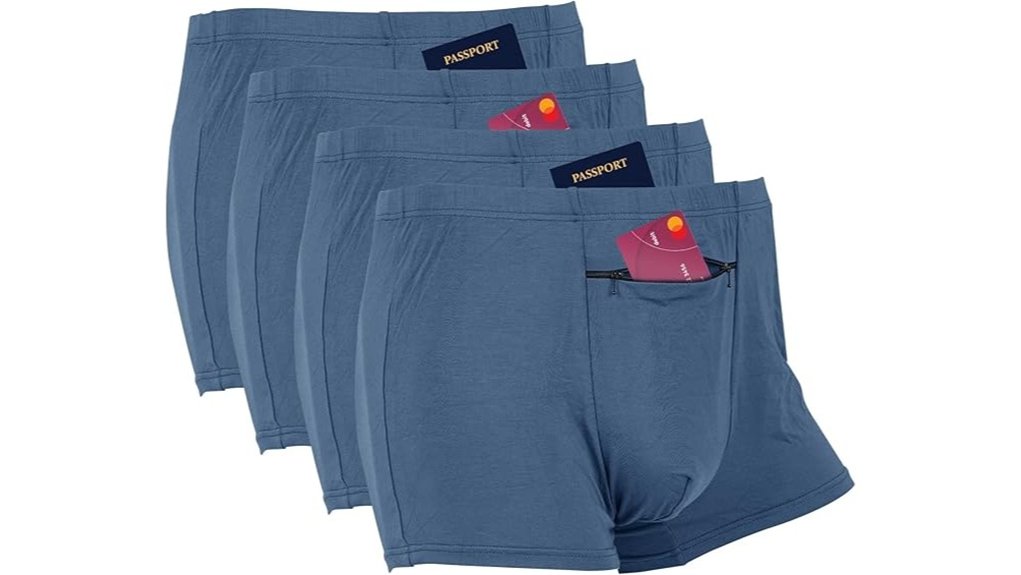 Top Hidden Pocket Waistbands That Stay Invisible 12 luexbox pocket travel briefs