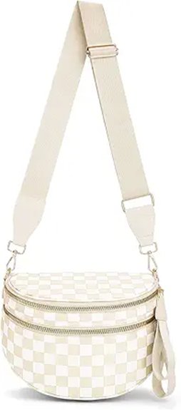 The Best Bum Bags for Festival Travel 14 lushandy checkered nylon crossbody