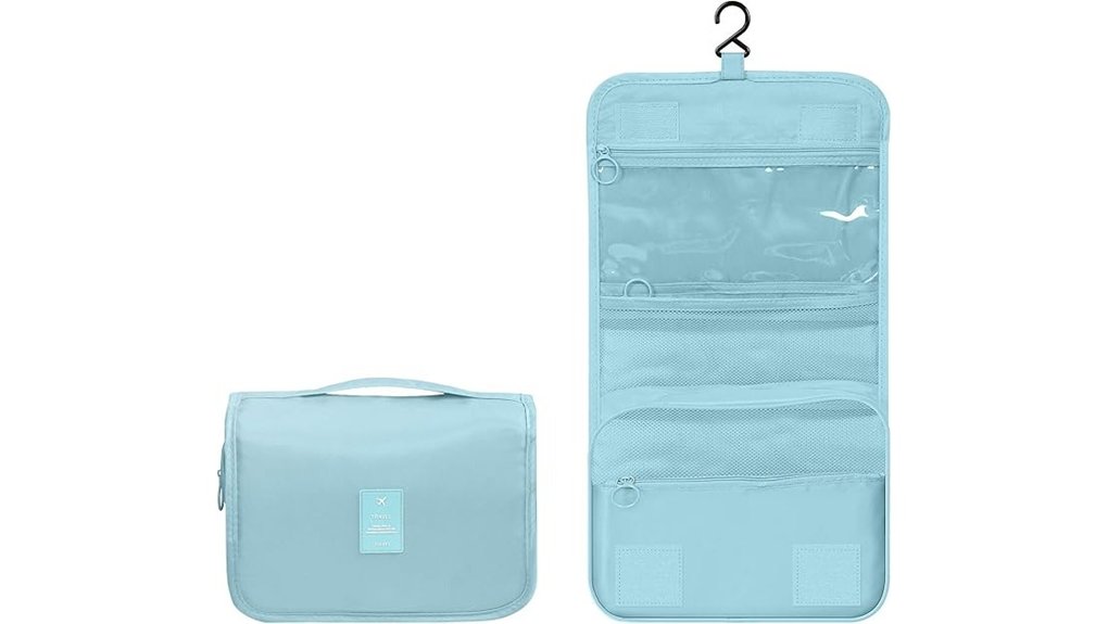 Must-Have Hanging Toiletry Bags for Tiny Bathroom Spaces 9 luxtude small water resistant bag