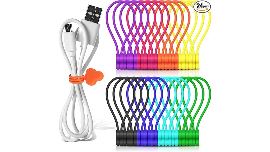 Best Cable Clips and Cable Tidies for Travel 7 magnetic cable twist ties