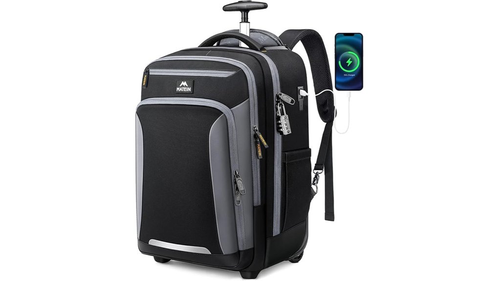 Carry-On Backpacks vs Rolling Luggage: Which Fits More 4 matein rolling usb backpack