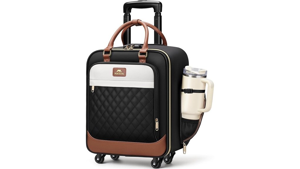 Top Underseat Bags with Laptop Protection (Work + Travel) 4 matein underseat 16 inch 4 wheel