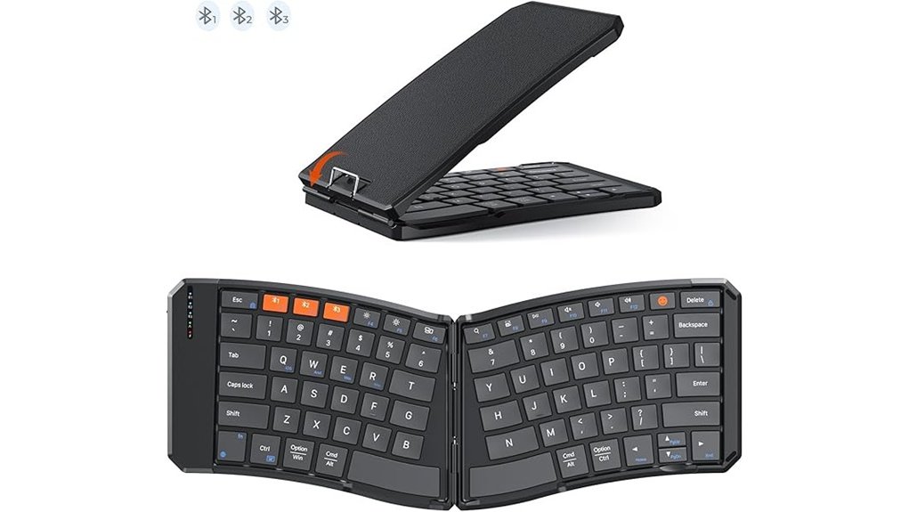 Travel Keyboards for Digital Nomads: Light, Durable, Portable 7 meetion ergonomic foldable keyboard