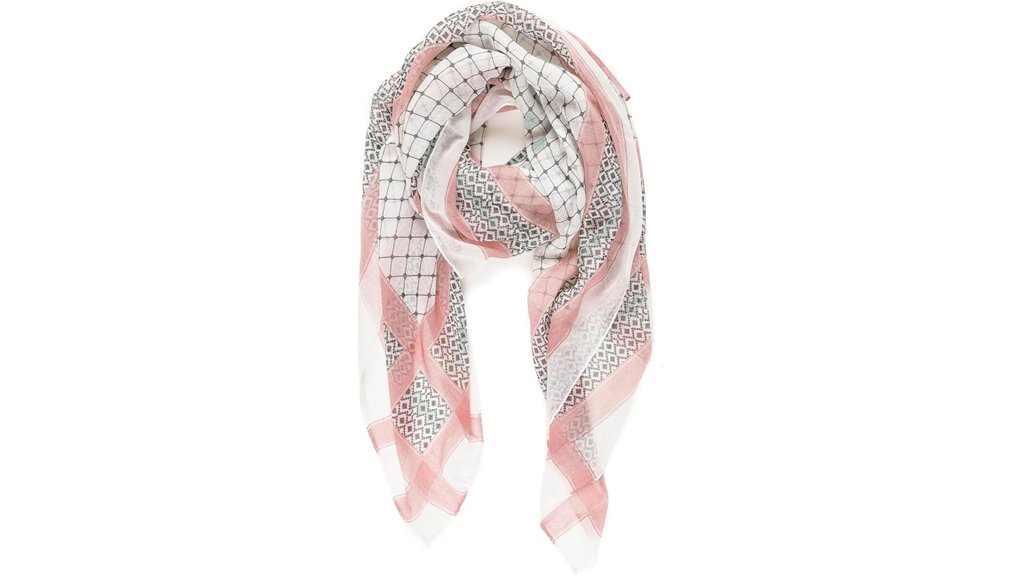 melifluos spain designed geometric scarf
